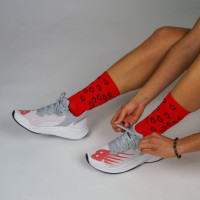 SPORCKS - Love is in The Air Magma - Cycling Sock